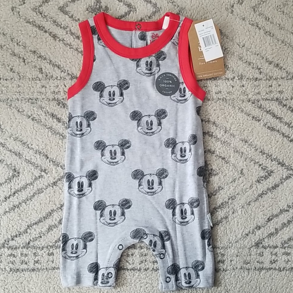 Finn & Emma Disney Mickey Mouse Romper
